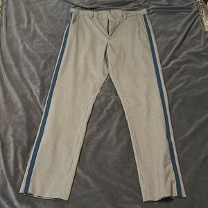 Prada Houndstooth Straight Leg Pants 48 US L Like New